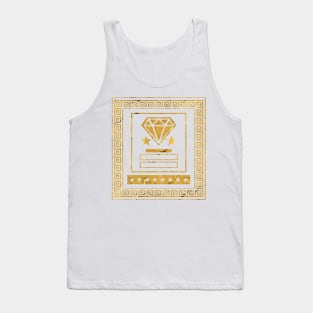 Golden Diamond. Tank Top